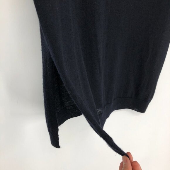 3.1 Phillip Lim Merino & Cashmere Blend Black Sleeveless Tunic size S *flaw* - Picture 9 of 15